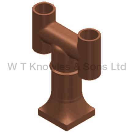 Square Base ‘H’ Pot