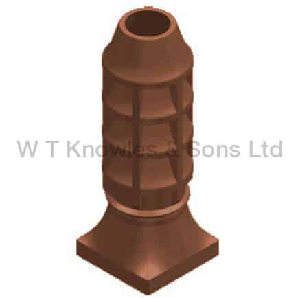 Square Base Sankey Pot