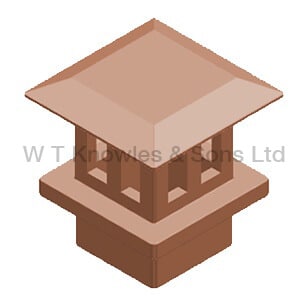 Square Flat Mushroom Insert
