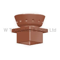 Flue Vent Square Base Flanged