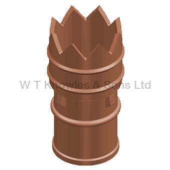 Round Base Leeds Bishop Pot