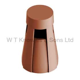 Capped Edwardian Pot